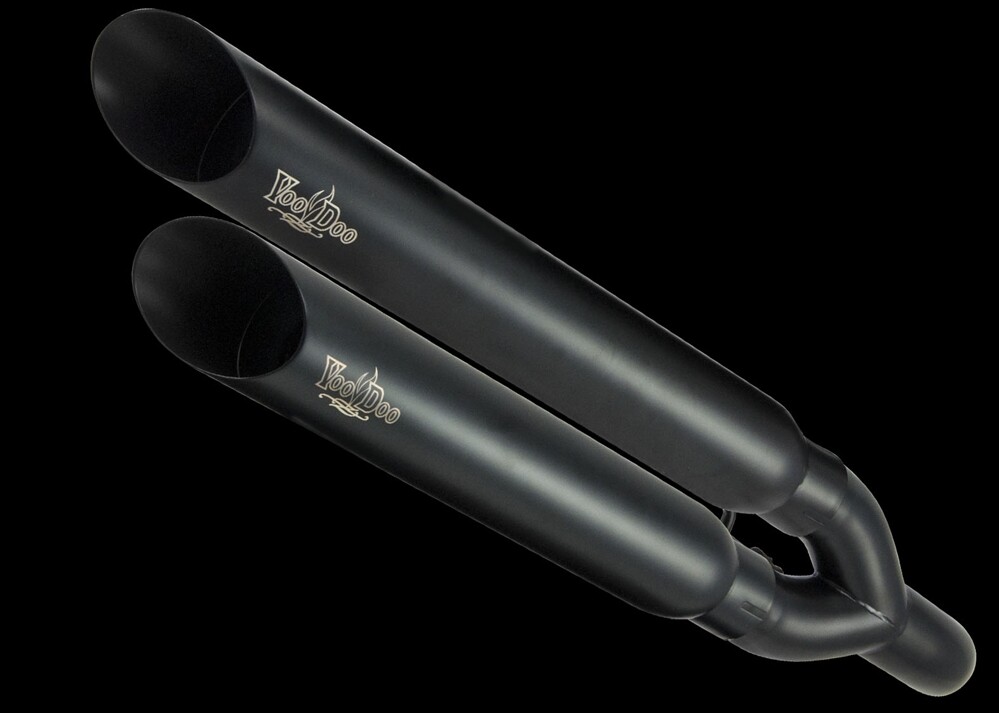 CANAM Voodoo SHORTY EXHAUST Black 2008-2012 CAN AM SPYDER GS/RS