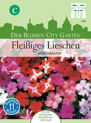 Fleißiges Lieschen 'Worldbeater' Impatiens walleriana, Topf&Ampel