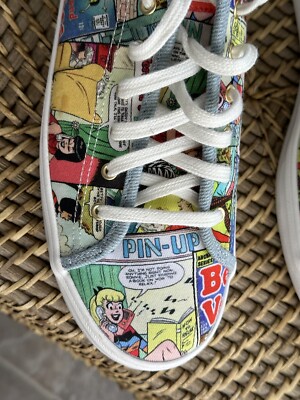 Keds Betty and Veronica Comic Print Kickstart Shoes Size 11 Riverdale