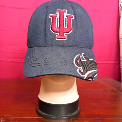 INDIANA UNIVERSITY VINTAGE HAT ELASTICIZZATO ONE FIT S/ M COLLECTION  CAPPELLO UI