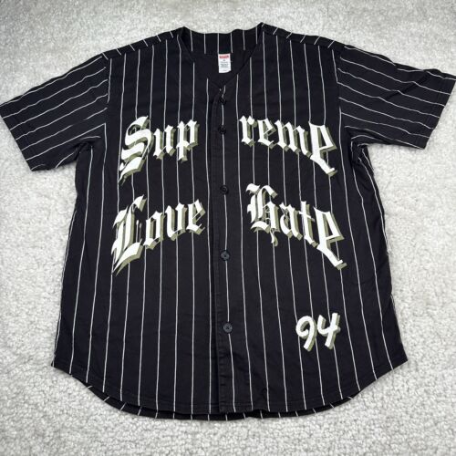 Supreme x Louis Vuitton Jaquard Denim Baseball Jersey – Uptown Cheapskate  Torrance