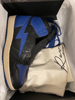 KOOL KIY REVES PARIS / AIR KIY '85 HI Size 10 BLACK/ ROYAL BLUE