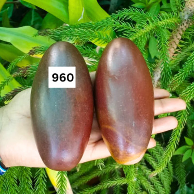 4'', 4'' Inch Shiva Lingam is a sacred stone found only in the Narmada River ~960