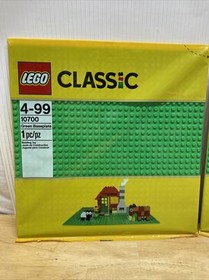 Lot Of 2 LEGO CLASSIC: Green Baseplates (10700). NEW AND FACTORY SEALED!!!