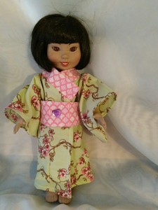 Details About Cherry Blossoms Kimino For Ann Estelle And Friends By Mgt Designs - 