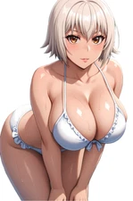 Hitomi Uzaki Killing Bites Waifu Weatherproof Anime Sticker 6" Car Decal