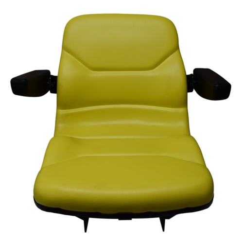John Deere Tractor Seat Yellow W/ Armrests 650 750 850 900HC 950 1050