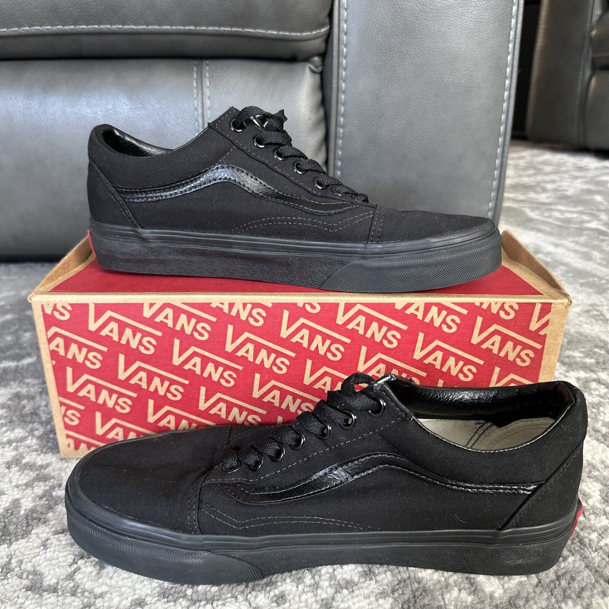 Size 7.5 - VANS Old Skool Black 700053843530| eBay