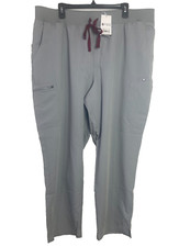 FIGS High-waisted Yola with Yoga Waistband Scrub Pants Gray Size 4XLR NWT