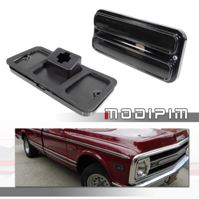 1968-1972 Chevy/GMC Pickup Rear Side Marker Light (Red, Universal, W/o