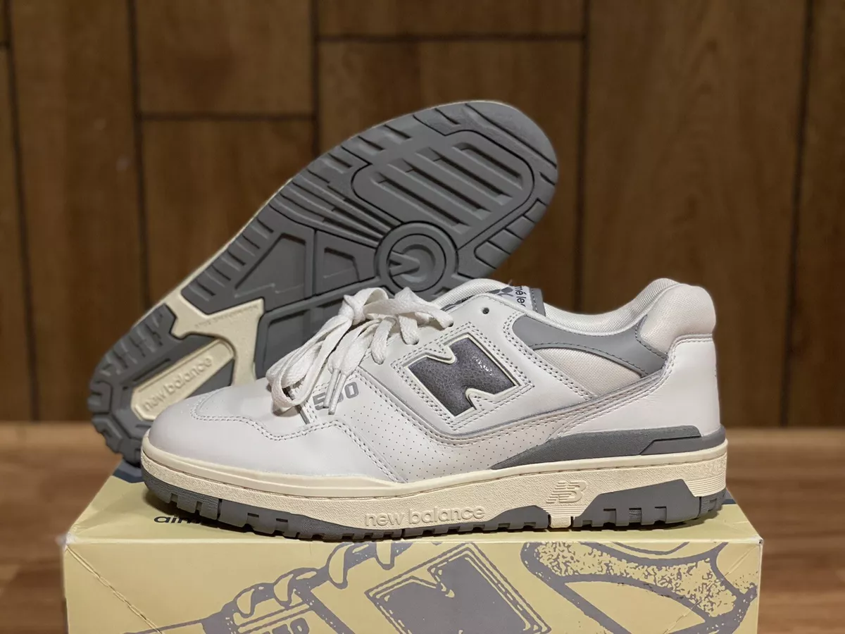 New Balance 550 Aime Leon Dore White Grey BB550ALE Size 10 Fast