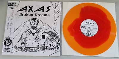 Axas Broken Dreams Orange Red Mix Vinyl Record new