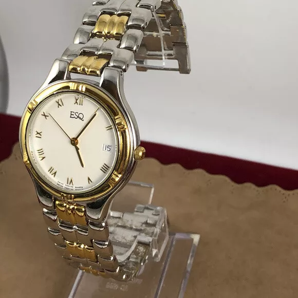 ESQ 300625 Men s Stainless Steel Swiss Quartz Two Tone Movement
