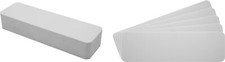  30 CD Disc Jewel Case Shelf Divider Cards - 2"x6-3/4" - White HEAVY DUTY 40mil