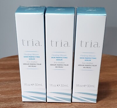 Lot of 3 NIB Sealed TRIA Clarifying Skincare SKIN PERFECTING SERUM 1FL.oz/ 30ML