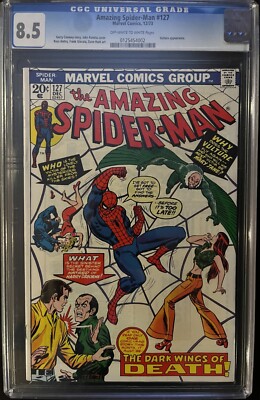 AMAZING SPIDER-MAN #127 CGC 8.5 Marvel DEC 1973 OW/W PGS VULTURE