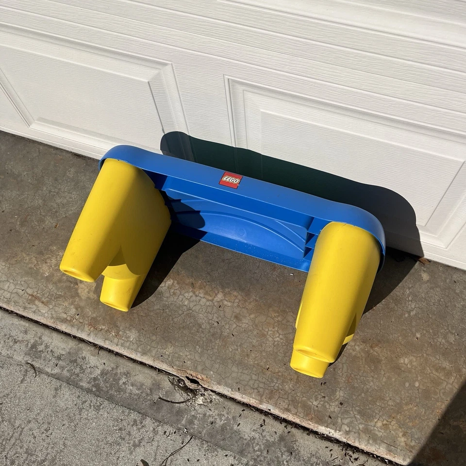 LEGO DUPLO Lap Building Table With Two Sided Storage # 72635 1988 USA Made - Image 4 of 4