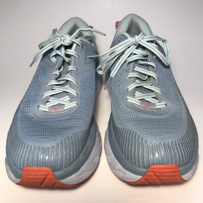 Hoka One One Shoes Womens 10.5 Blue Mesh Bondi 7 Road Running Sneakers Comfort Hoka Bondi 7 Women main image 3