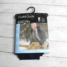 Cuddl Duds Men's Base Layer Pants Size L Waffle Thermal Underwear Long Johns