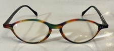 Vintage alain mikli par mikli tortoise 6045 1071 Oval Free Ship USA Multicolor