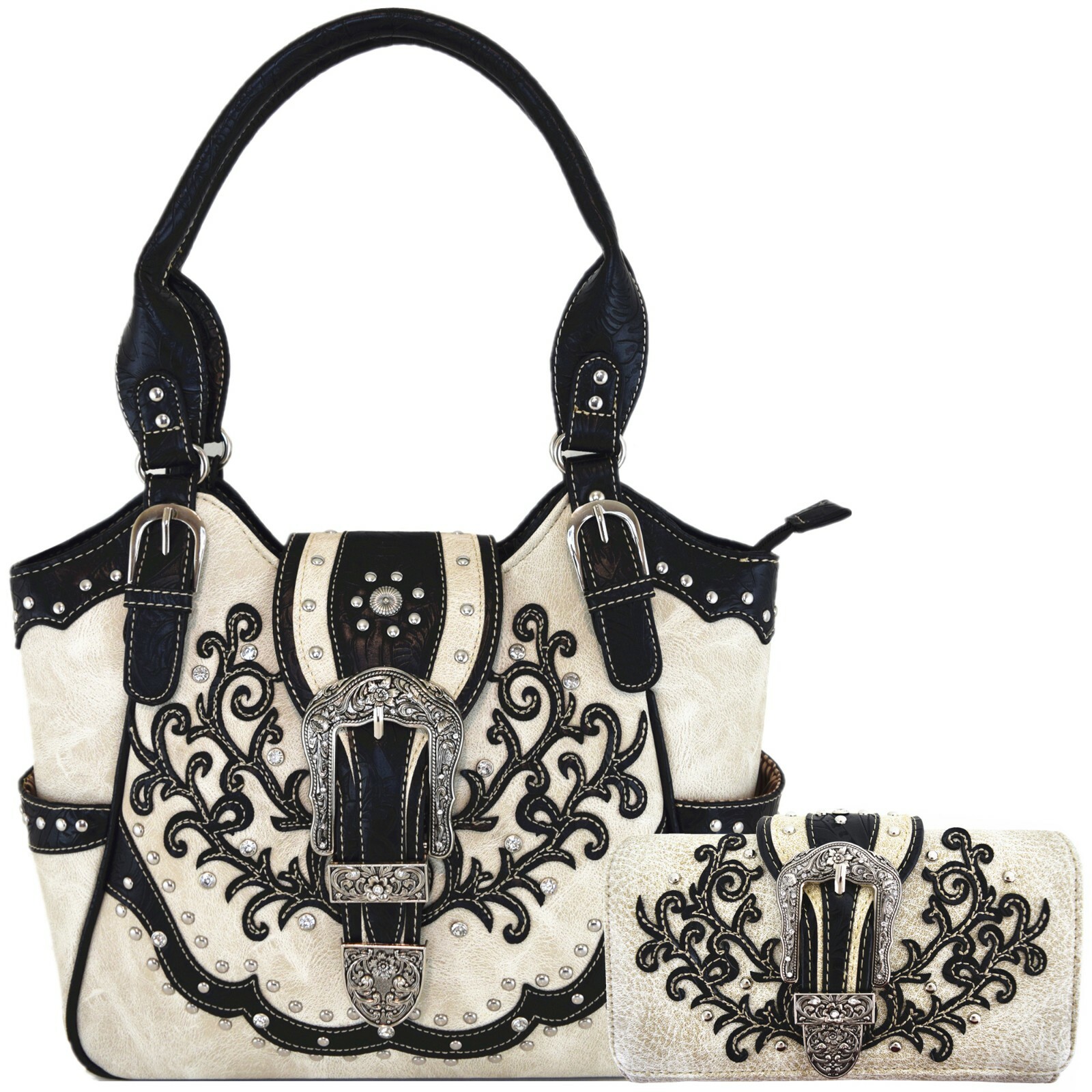 Western Buckle Country Handbag Concealed Carry Purse Women's
