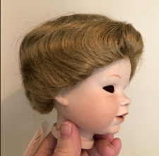 Byron Doll Wig Brown Short Soft Curls Style B-36 Size 10  NEW