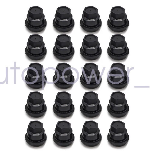 200* Black Lug NUT Covers Cap 15661036 For Chevrolet S10 Blazer GMC Jimmy Sonoma - Изображение 4 из 4