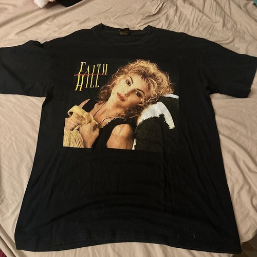 Vintage Faith Hill Band Tee Size Xl 95 96 Brockum Country Band Tee eBay
