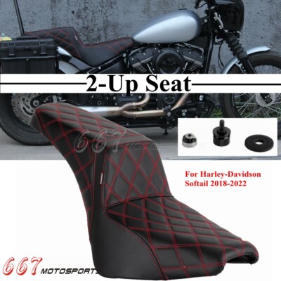 Club Style 2-Up Seat For Harley Softail FXST Street Bob FXBB FXBBS 2018-2026