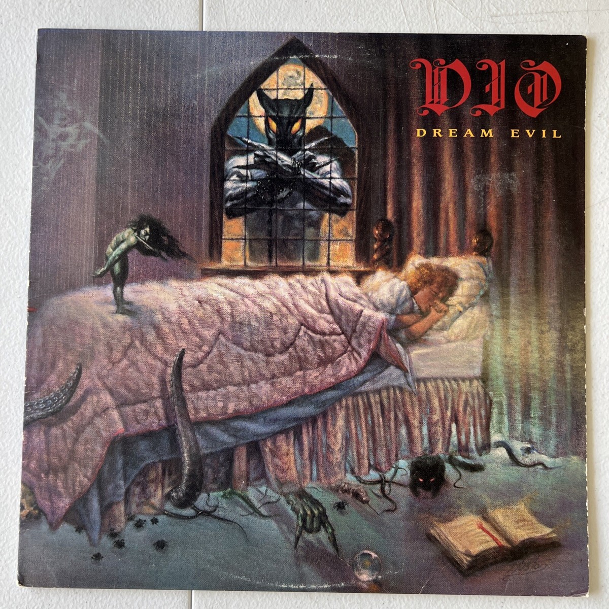 米LP Dio Dream Evil 125612 WARNER BROS /00260 DIO Dream Evil 25612-1 Warner Brothers Records 1987
