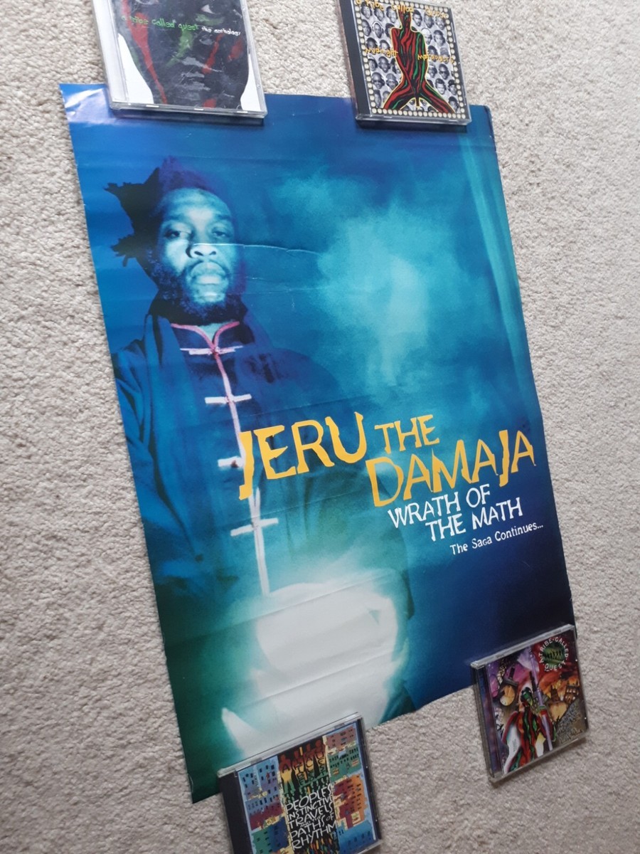 Jeru The Damaja Wrath Of Math promo poster 1996 hip hop rap
