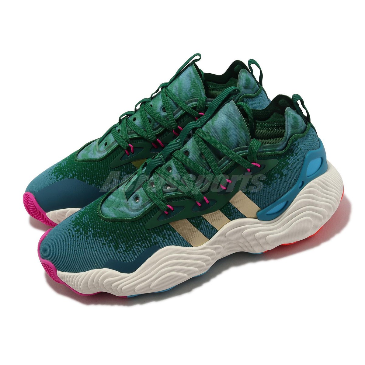 adidas Trae Young 3 96 Olympics Team Dark Green Men Gold  