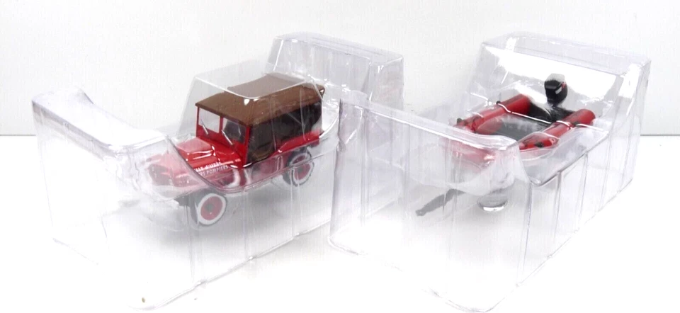 DIE CAST "IXO PRIME JEEP PRIME ZODIACO " 801 + 803 POMPIERI DEL MONDO 1/43 - Immagine 2 di 4