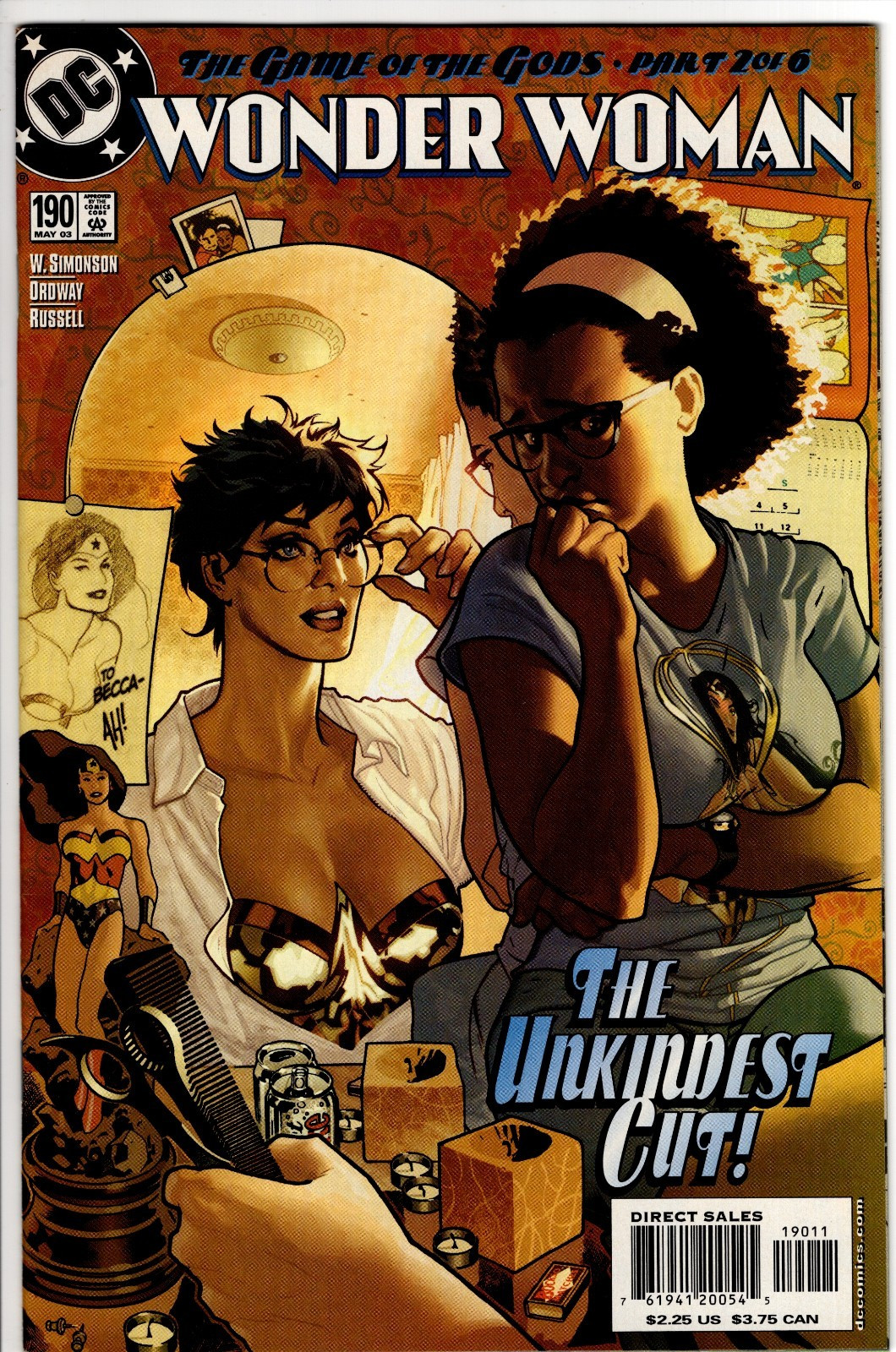 WONDER WOMAN #190 (2003) DC Comics: Adam Hughes: NM