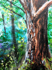 LOVELESS AUTUMN FOREST -  11 x 14 on canvas dining room decor COA — photo 3