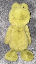 Jellycat small bashful Frog Plush Soft Toy Green Beanie 12”
