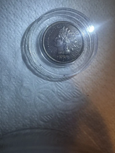 1906 INDIAN HEAD CENT UNC ALL DIAMONDS NICE LIBERTY CHOCOLATE BROWN