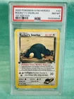 2000 Pokemon Gym Heroes - Rocket's Snorlax 1st Edition 033/132 PSA 8