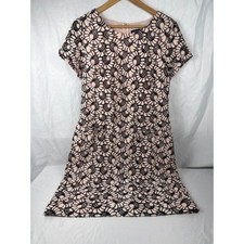Tommy Hilfiger Pink Black Floral Lace Sheath Dress Size 10 NWT