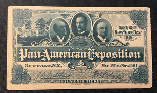 Pan American Exposition New York Day Souvenir Ticket Buffalo September 18 1901