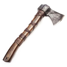Viking Throwing Axe, 14 in, Carbon Steel, Ash Handle
