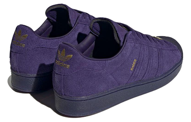 Size 8.5 - Kader Sylla x adidas Superstar ADV Dark Purple for sale