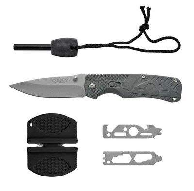 Camillus 8'' Multi-tool Folding Knife & Camping Tools NEW