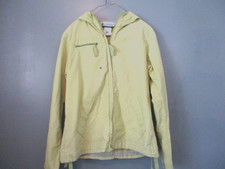 COLUMBIA LIGHTWEIGHT NEON WINDBREAKER IN SIZE M, FULL ZIP