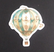 Fancy Hot Air Balloon Sticker 2.25" x 2" S