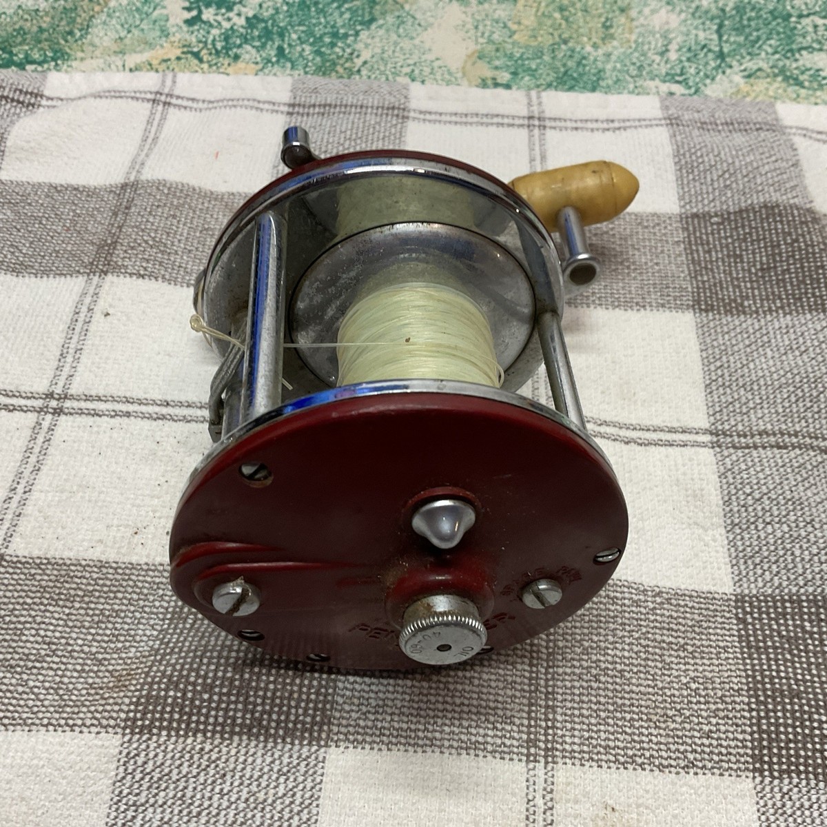 Moulinet De Pêche Vintage Penn Peer 209 Niveau - Fabriqué Aux USA - Eau Douce/salée