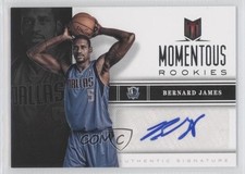 2012-13 Panini Momentum Momentous Rookies Auto Bernard James #76 Auto 0c2