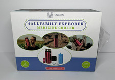 4ALLFAMILY EXPLORER 72 Hour 7 Pen Medical Insulin Cooler Travel Case USB