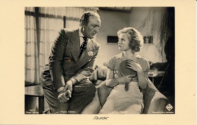 Quick - Lilian Harvey - Hans Albers - Postkarte 9x13cm - Fanartikel