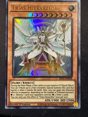 Trias Hierarchia 1st Edition Ultra Rare 2021 MP21-EN058 NM